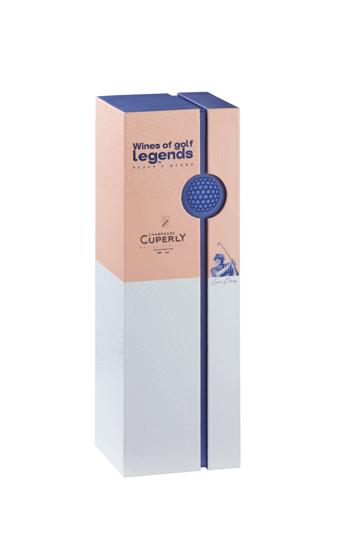 Coffret une bouteille Champagne Cuperly par Laura Davies