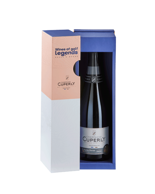 Coffret une bouteille Champagne Cuperly par Laura Davies